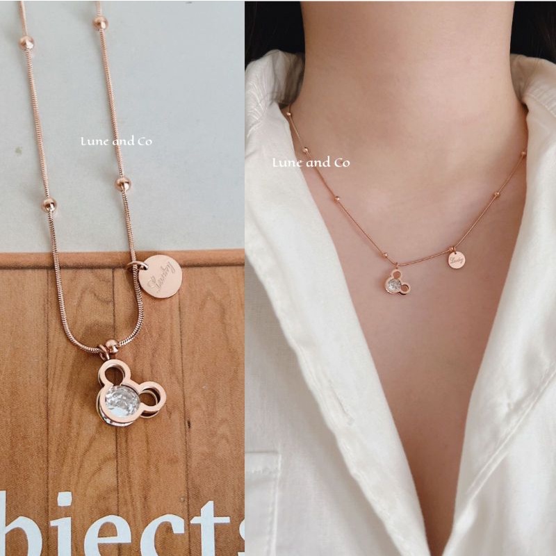 Kalung Mikky Pepper Titanium KS206