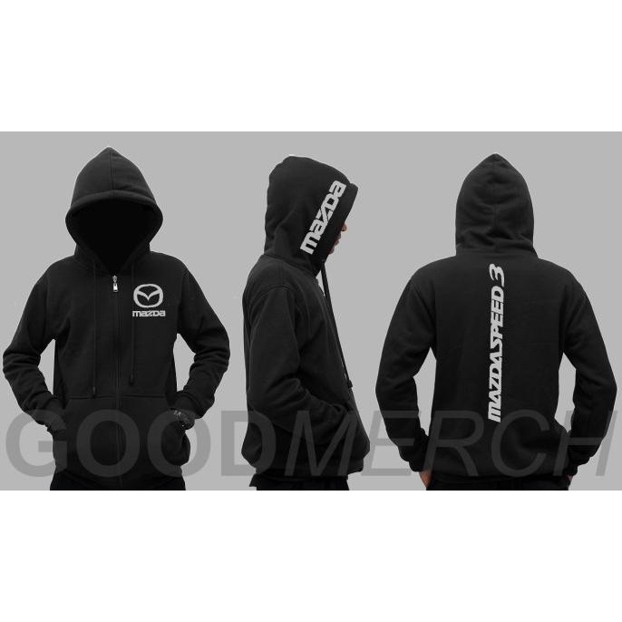 Jaket Pria Zip Mazda Speed 3 Sweater Distro Polos