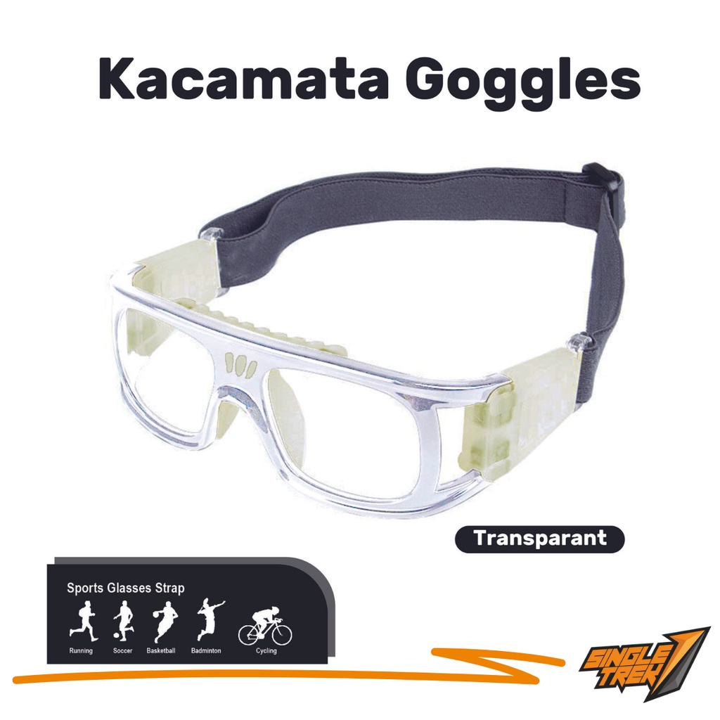 Kacamata Sepeda Goggle Bahan Polycarbonate - GOSL Putih