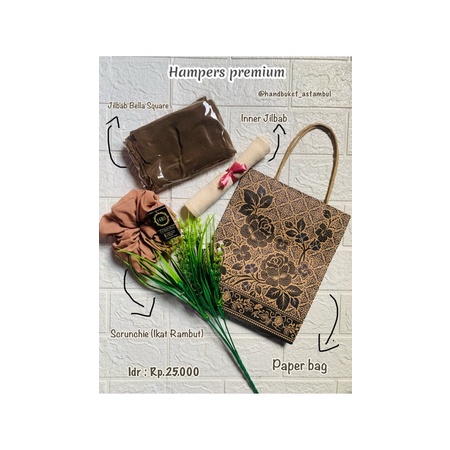 

Hampers Premium Jilbab | cocok hadiah ultah wedding dll