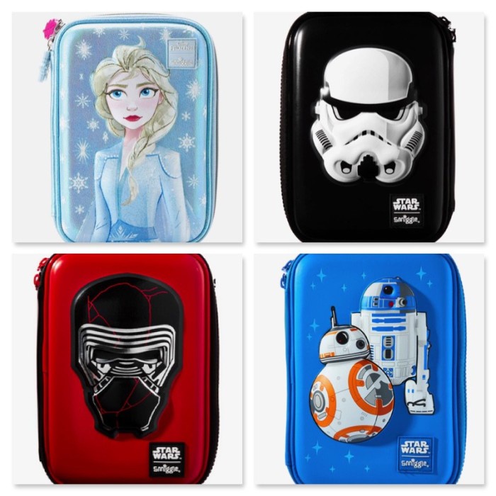 

SMGL HARDTOP PENCIL CASE 3D KOTAK PENSIL SEKOLAH ANAK FROZEN STAR WARS