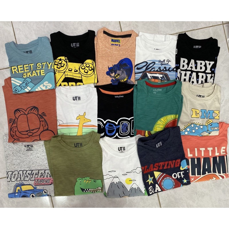 Paket Usaha isi 6pcs Sampel Baju Anak Ex Garment