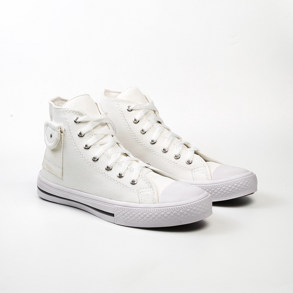 Sepatu Allstar Tinggi / Sepatu Onarstreet Chuck Taylor Classic High / Sepatu sekolah hitam putih murah