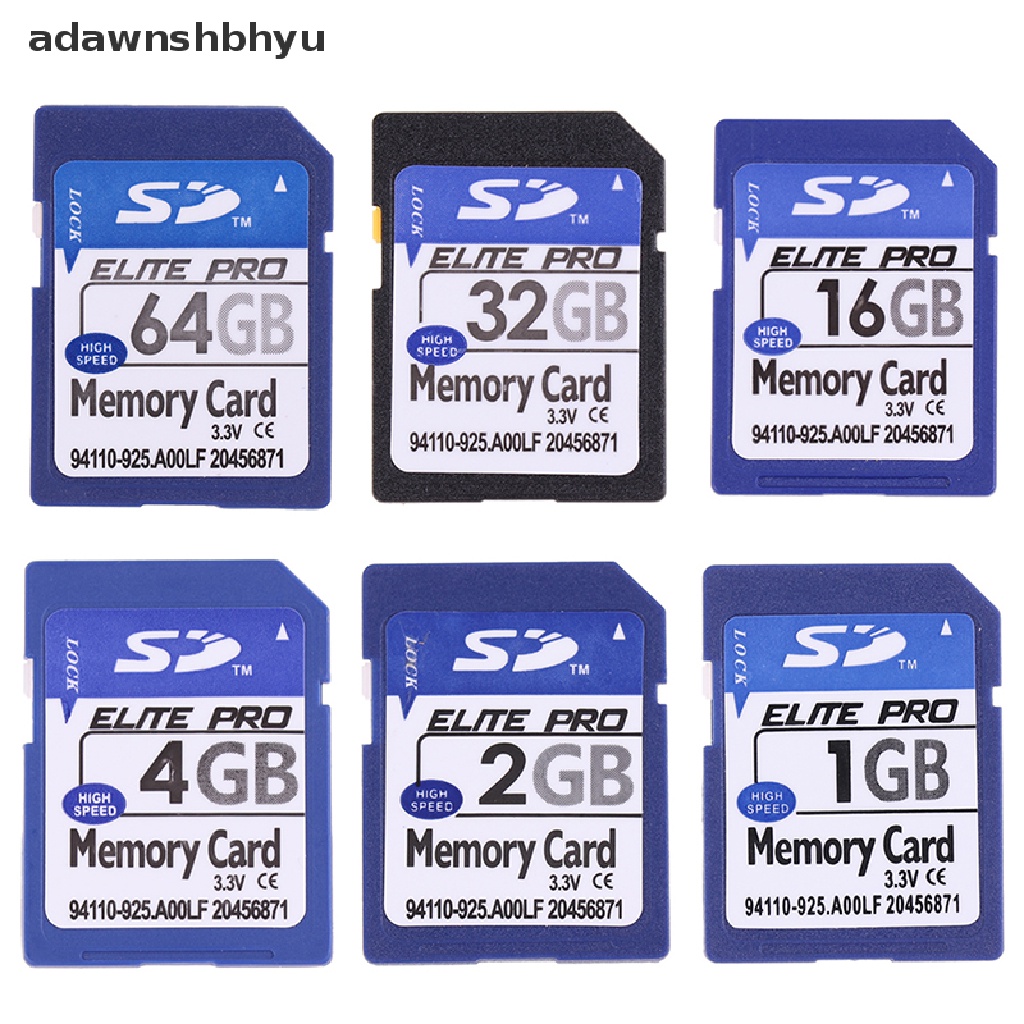 Adawnshbhyu SD Card 1GB 2GB 4GB 8GB 16GB 32GB 64GB Aman Digital Flash Memory Card ID