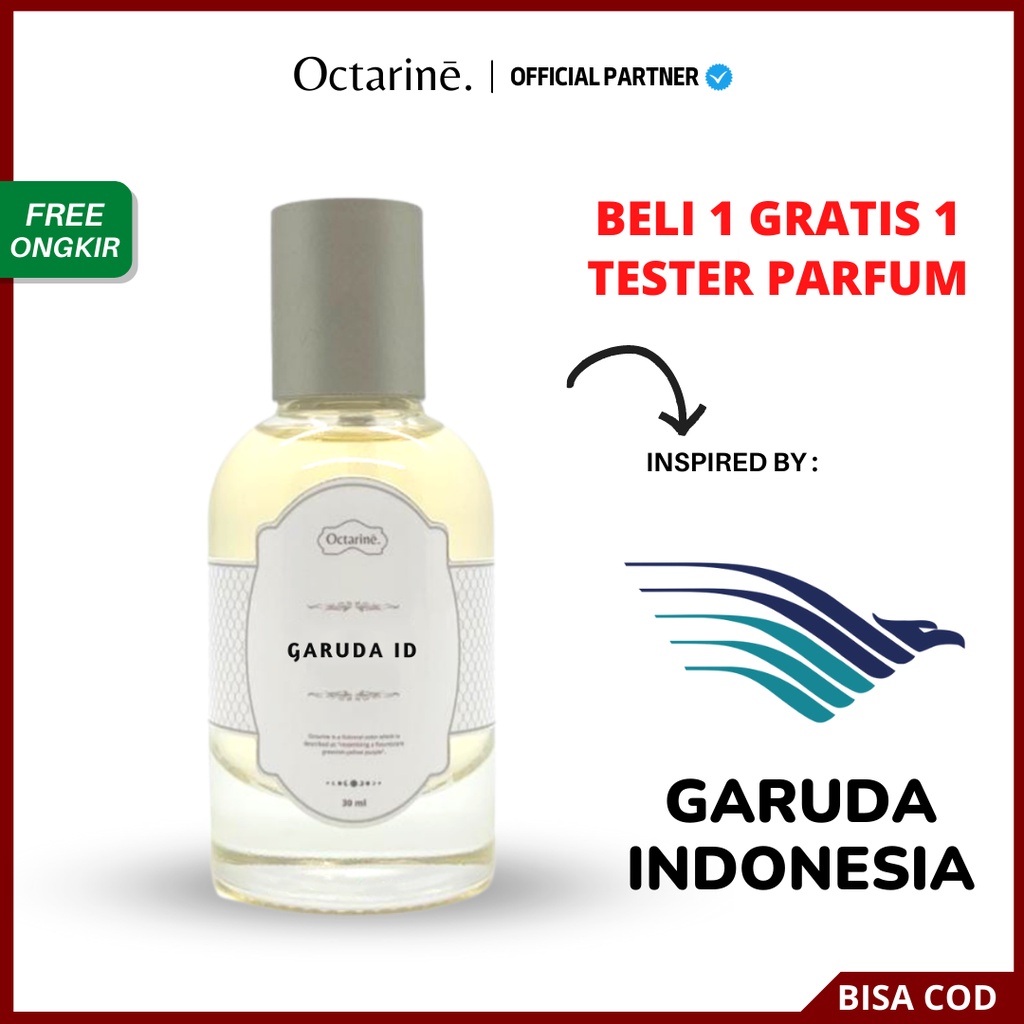 Parfum Pilot Tahan Lama Aroma Fresh Elegan by Octarine - Inspired by GARUDA INDONESIA | Parfume Farfum Perfume Minyak Wangi Cewek Cowok Murah Original