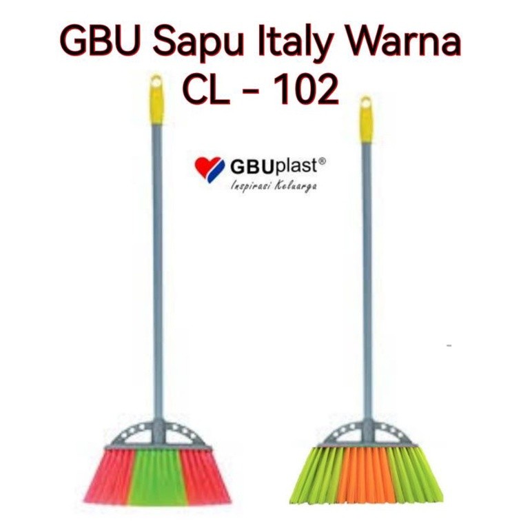 GBUplast Sapu Lantai Plastik ITALY 1213 Warna