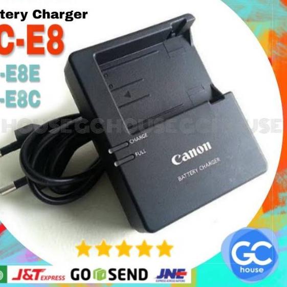 Terbaru Charger Canon LC-E8 LC-E8E LC-E8C LCe8 battery LP-E8 Kamera 550D 600D baterai 650D 700D ,.