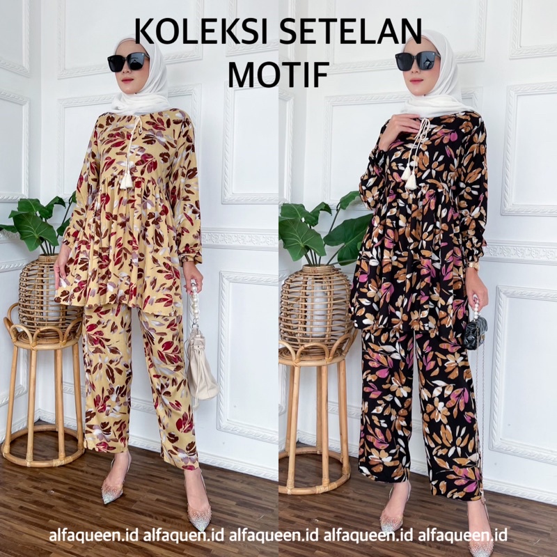 Setelan / One Set Celana Baby Doll STB | Alezia Majestic Caliandra Kumala Larisa Rochel Ruksa Kinan 