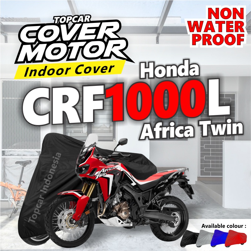 Cover Motor Honda CRF 1000L / 1100L Africa Twin Indoor Non-waterproof Sarung Motor Selimut Pelindung Body Baju Biker Mantel Jas Penutup by TOPCAR