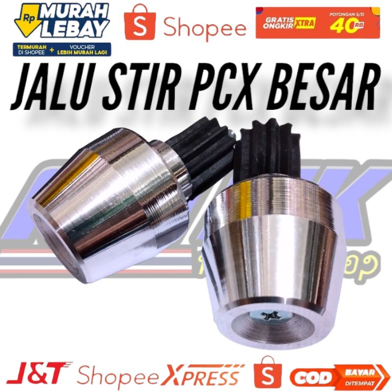 Jalu stir pcx jalu stang stir crome universal sepasang kanan kiri