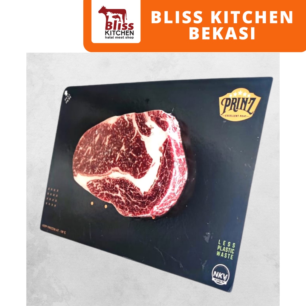 

PRINZ Skin Vacuumed Sumatran Wagyu Beef Ribeye MB6+ 200gr