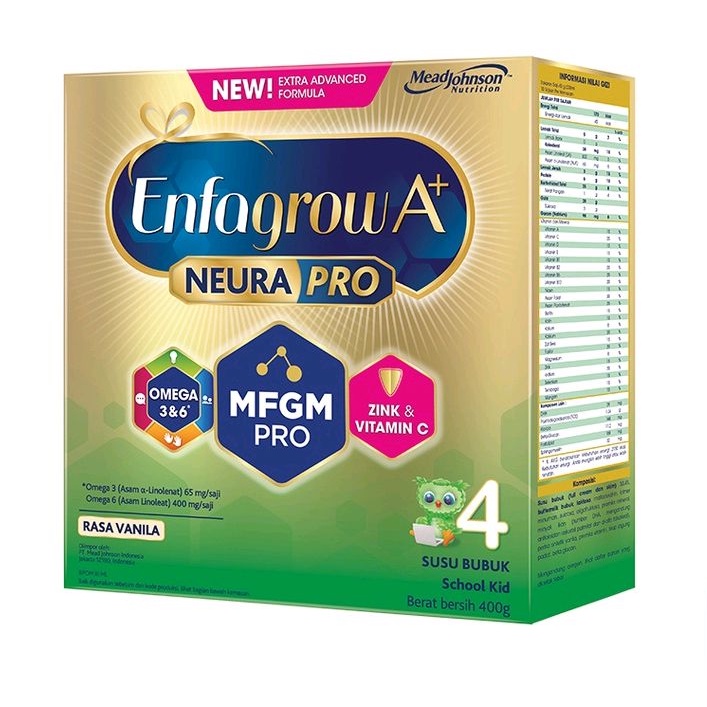 

Enfagrow A+ 4 Vanilla 400gr / Toko Susu Lengkap Murah