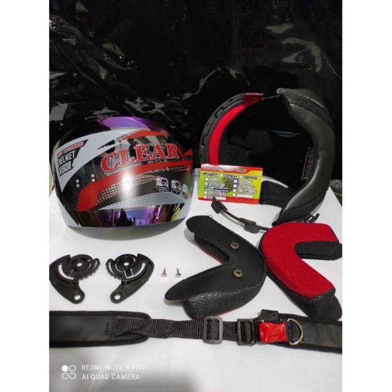 PAKET HEMAT KACA &amp; BUSA NHK R6 (KANCING BESI)