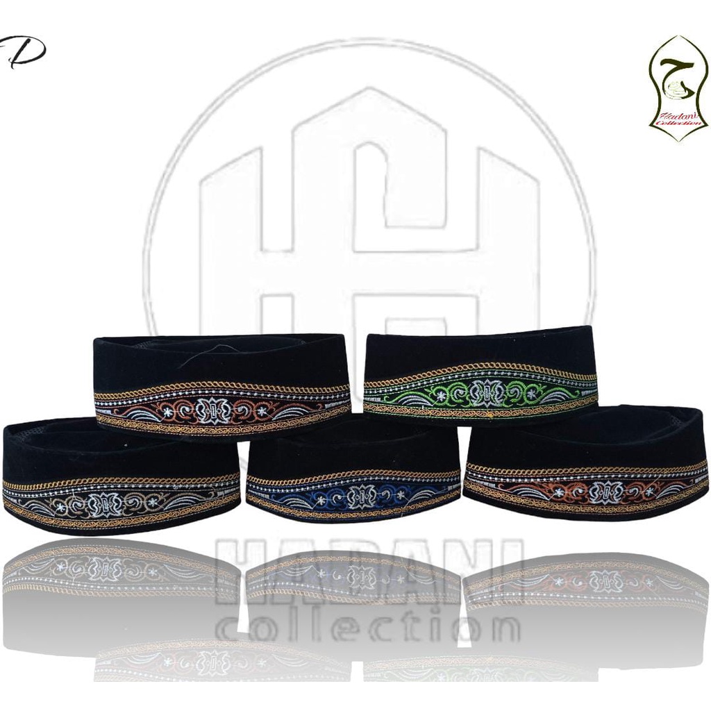 peci motif/songkok hitam motif