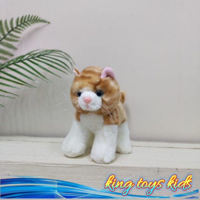 PROMO 2023 / Boneka Kucing Oren 20cm/7"/boneka animal/boneka kucing mini/kado lucu