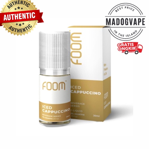 Liquid Saltnic Foom Cappucino 30ml | Foom Iced Cappucino 30ml 30mg