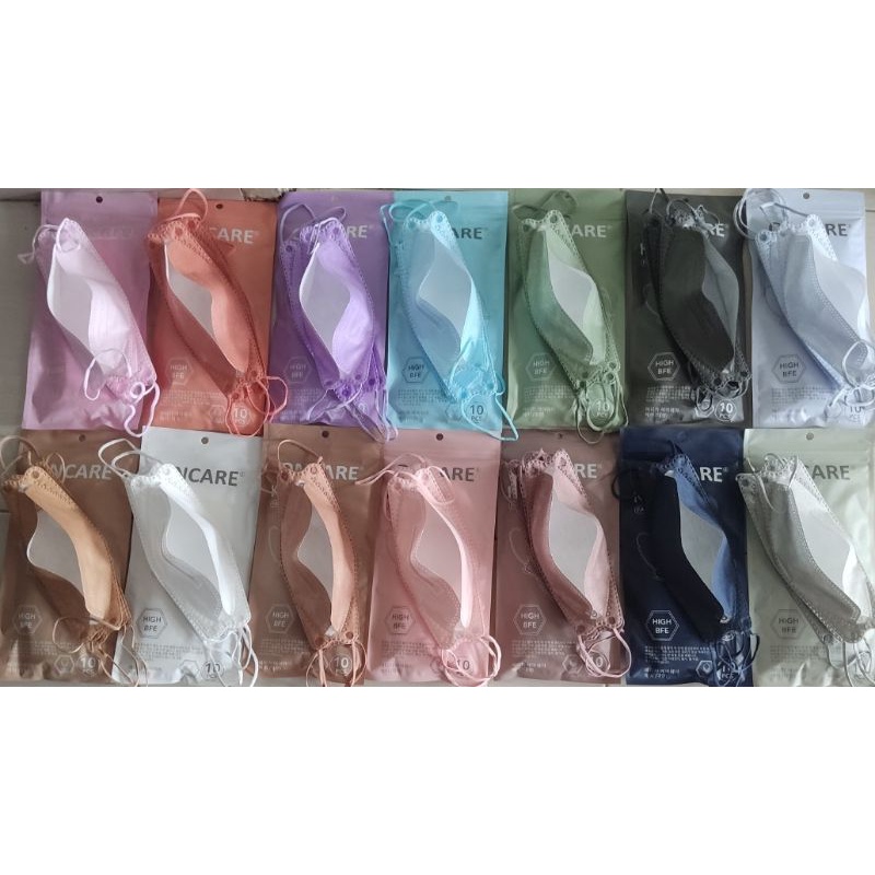 MASKER KF94 KOREA MOTIF ISI 10PCS