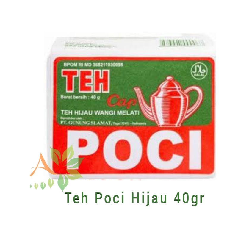 

Teh Poci Hijau | Teh Hijau Wangi Melati 40g