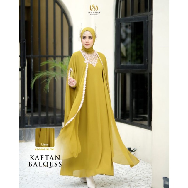 READY SIAP KIRIM KAFTAN BALQESSNNY ISA HIJAB ORIGINAL