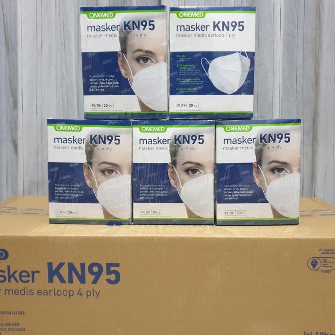 Masker KN95 onemed / masker medis kn95 onemed t-harapanindahputr Berkualitas