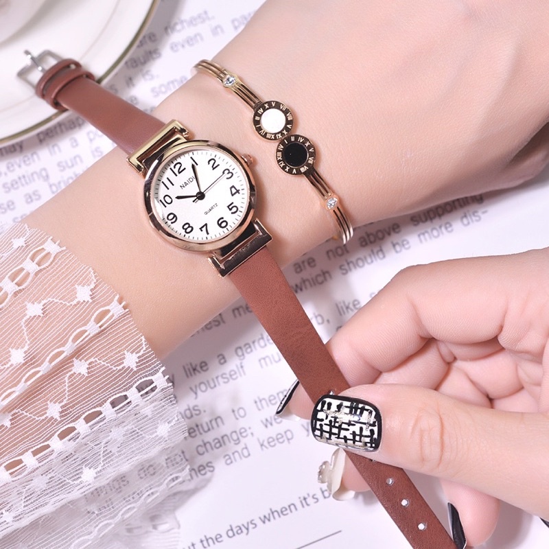 Jam Tangan Wanita Naidu angka RJ-22 Fashion Korea