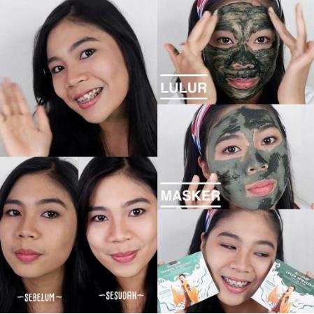 * NCC * Roro Mendut Masker Lulur Rempah HITAM Ketiak Selangkangan Whitening Payudara Breast V-Scrub RoroMendut