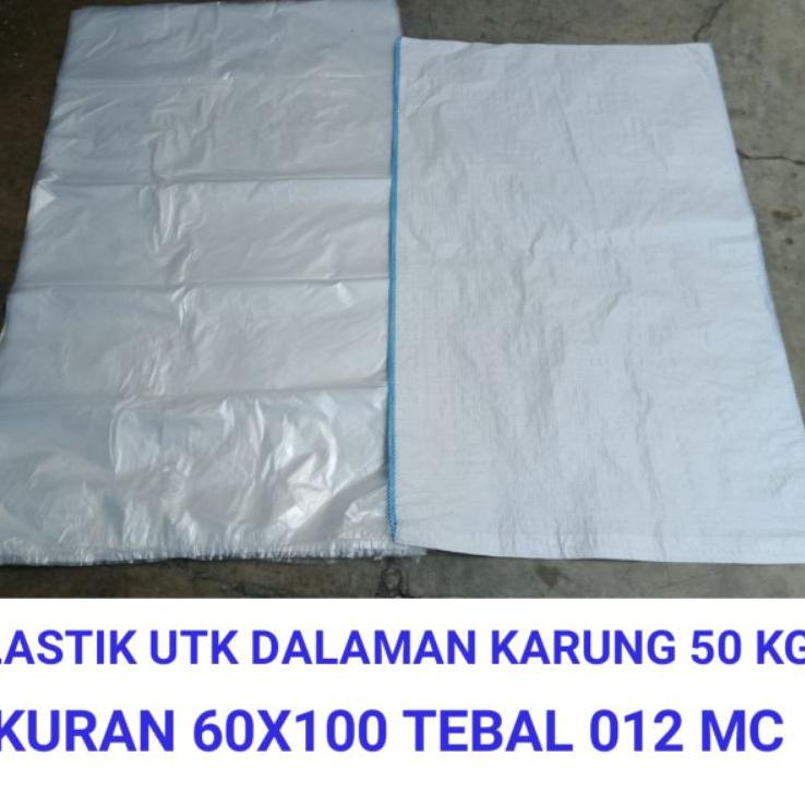 Harga Laris Inner (PLASTIK DALAMAN) karung 50 kg / karung 56 x 90 isi 100 lembar