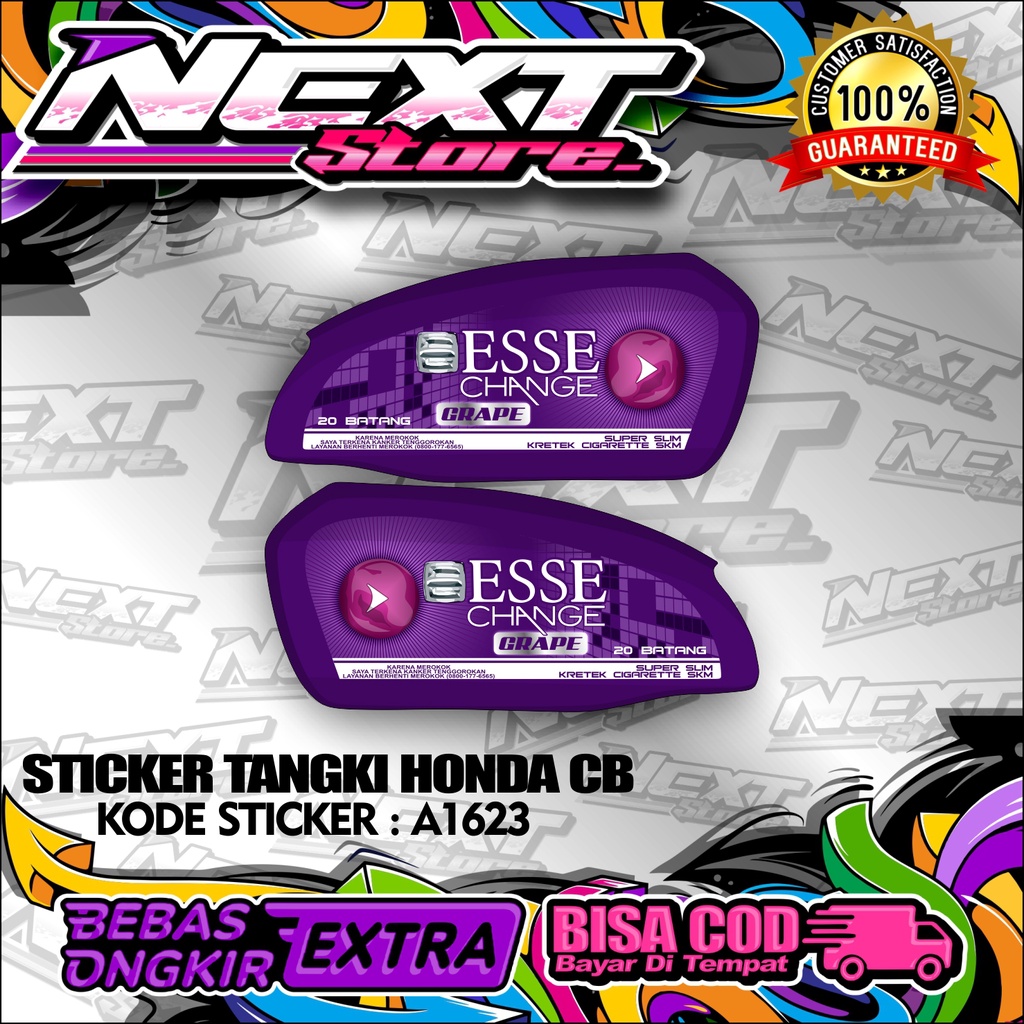 STRIPING HONDA CB ESSE CHANGE SIAP TEMPEL SUDAH LAMINASI