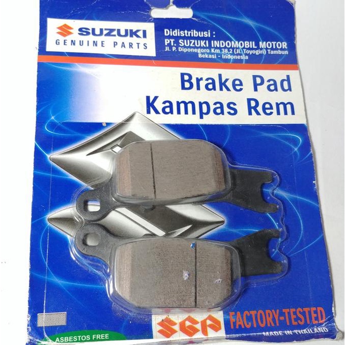 Kampas Rem Belakang Satria Fu Injeksi Gsx 150 Original Suzuki