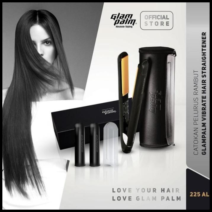 Promo Glampalm Vibrate Hair Straightener Gp225Al - Catokan Rambut Glampalm