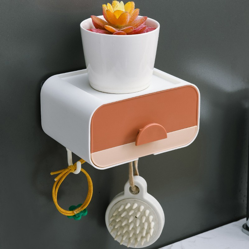 Rak Dinding Gantung Serbaguna Kamar Tidur Kamar Mandi [ JS2103 ]