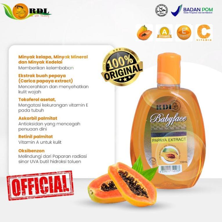 [KODE PRODUK Q00SS7668] (BPOM) RDL BABY FACE CLEANSER-TONER ORIGINAL RDL 100% GARANSI UANG KEMBALI