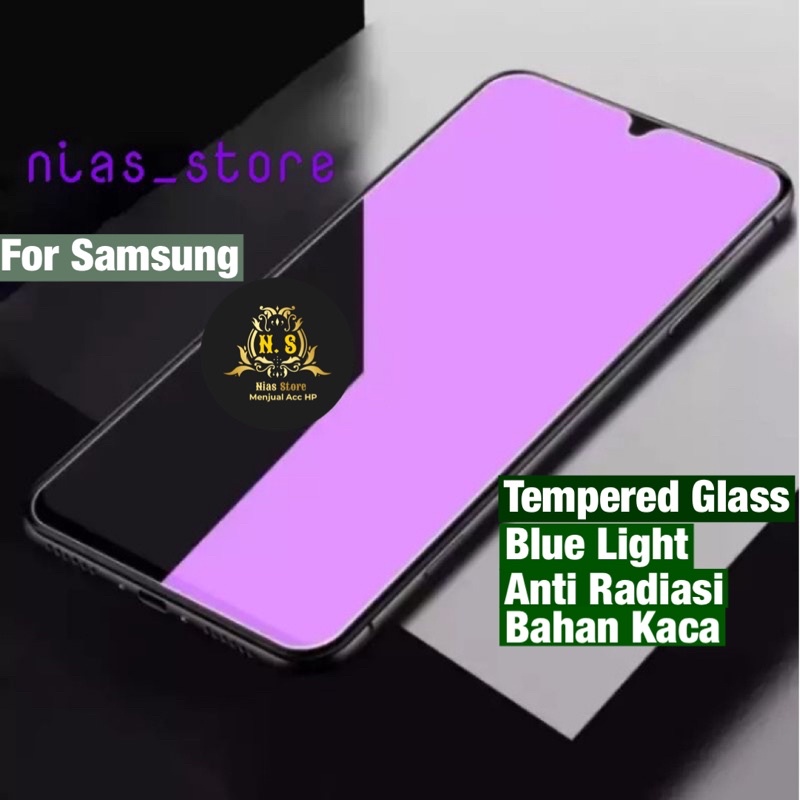 Tempered Glass Blue Light SAMSUNG A8 2018, J4 2018, J8 2018, A2 CORE, J2 CORE, GRAND PRIME Tg Blue Ray Anti Radiasi