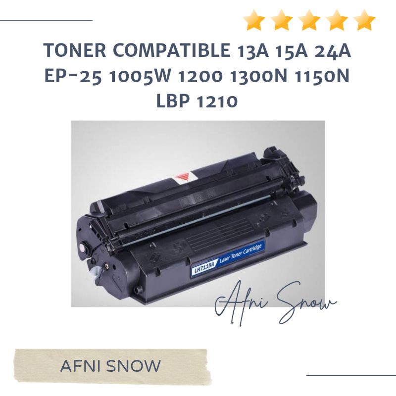 Toner Compatible 13A 15A 24A EP-25 1005W 1200 1300 1150N