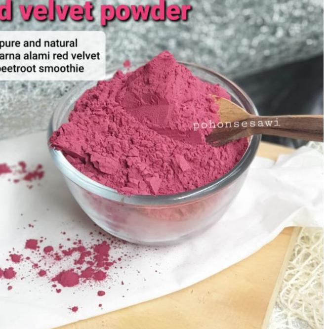 

GRATIS ONGKIR✅BEETROOT POWDER MURNI 100 GR RED VELVET POWDER|RA7