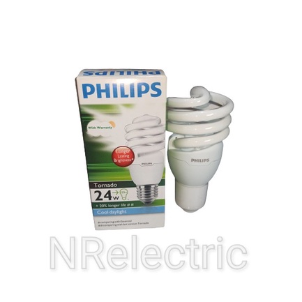 LAMPU PHILIPS TORNADO 24 Watt / spiral