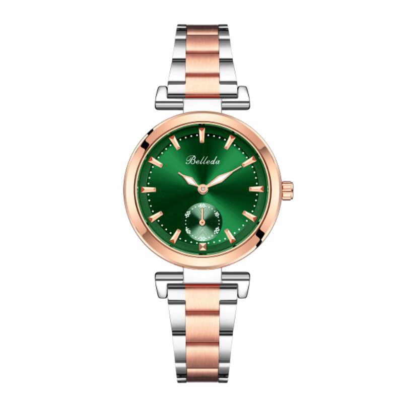[ORIGINAL] 14 Variasi Jam Tangan Wanita Belleda 9537 Chrono Detik Rantai