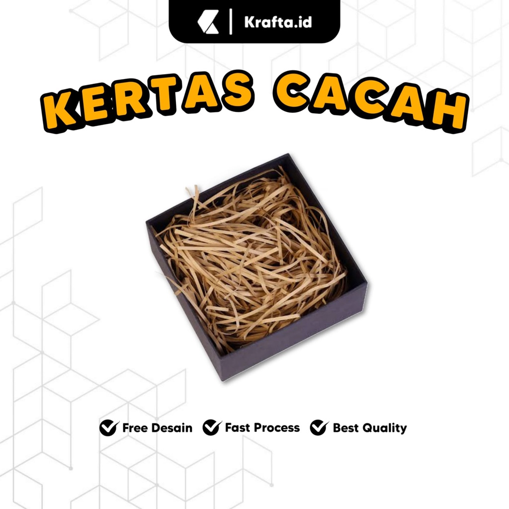 

Kertas cacah / Shredded Paper Kertas Kraft/Samson 80 gsm