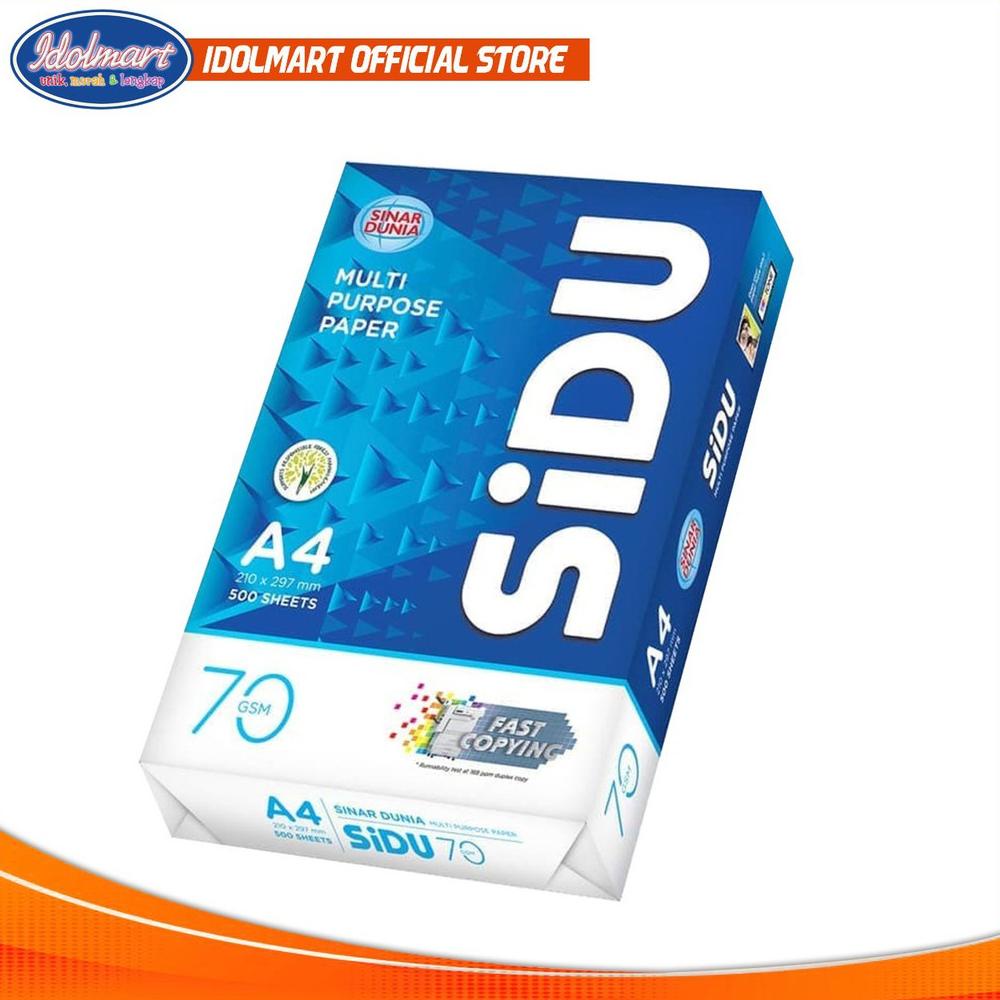

IDOLAKU KERTAS HVS A4 70 GRAM SIDU SINAR DUNIA TERLARISS...,,,,,