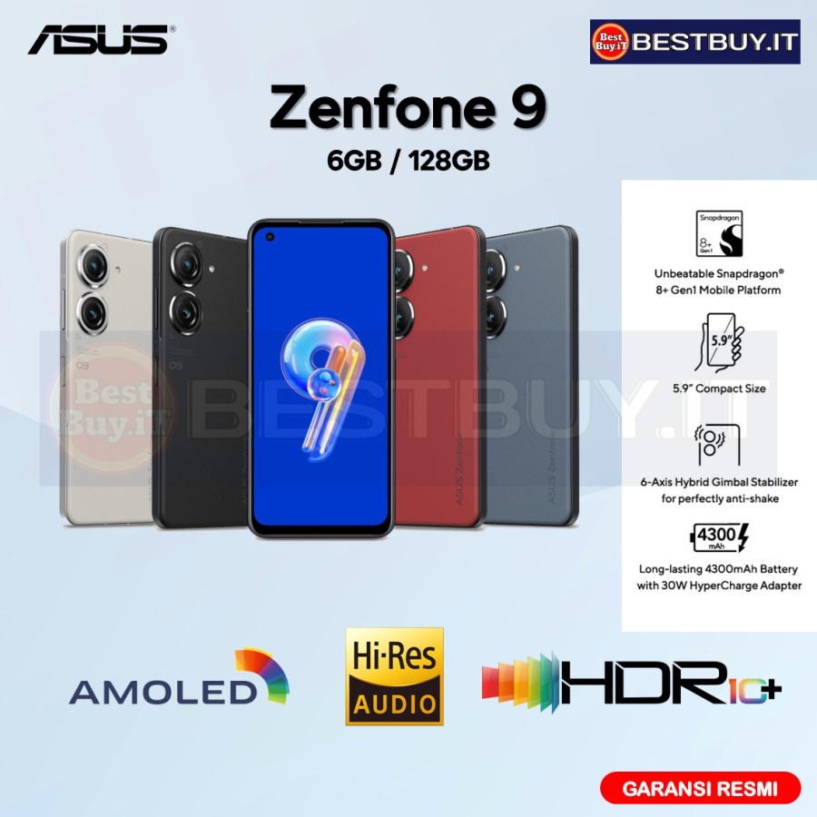Asus Zenfone 9 6GB/128GB GARANSI RESMI ASUS INDONESIA