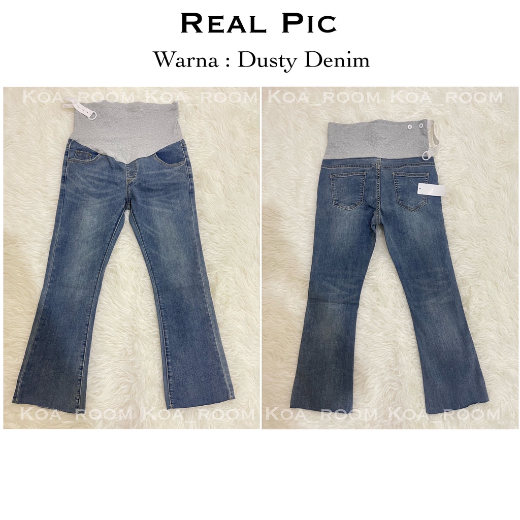 Maternity Cutbray Jeans ( Celana Hamil Jeans Cutbray )