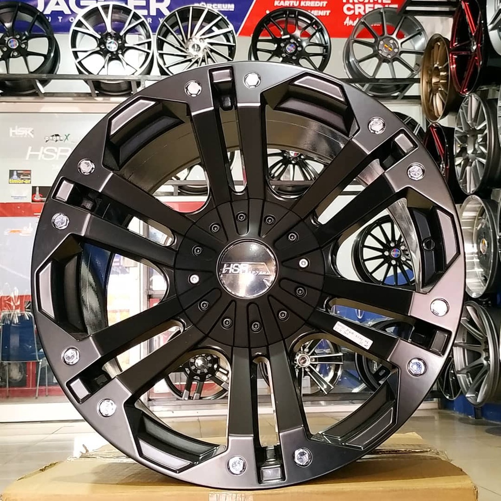 REKOMENDASI VELG MOBIL STRADA TRITON RING 16 HSR MONGO BLACK