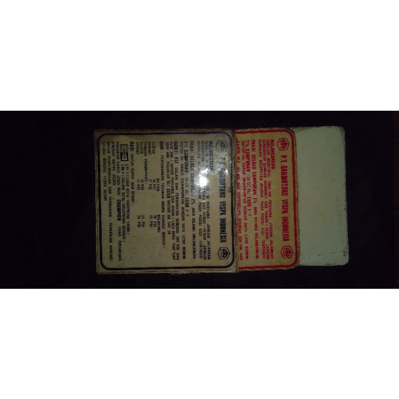 stiker running in vespa RUNNING IN VESPA SUPER/SPRINT stiker running in