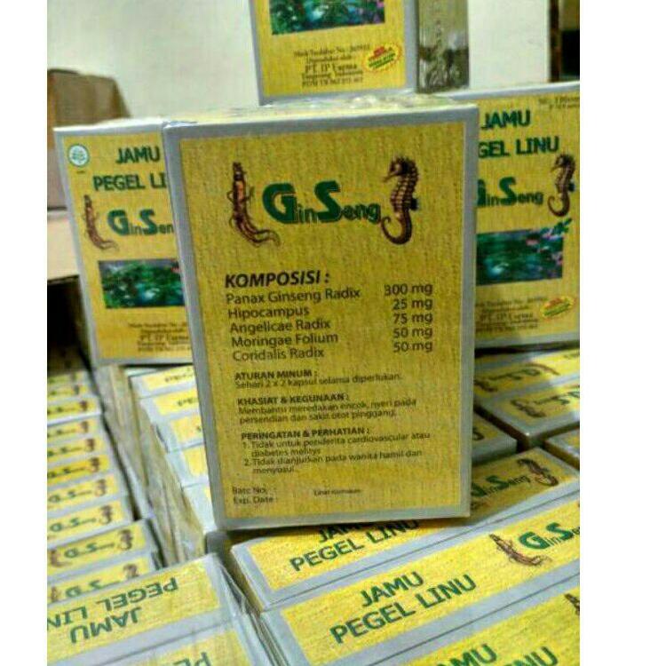 

(D-9&I✪) JAMU PEGEL LINU GINGSENG di jamin ( Original ) trending