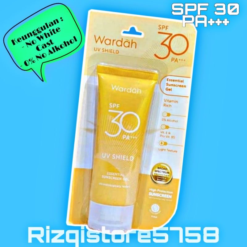 Wardah UV Shield Essential Sunscreen Gel Spf 30