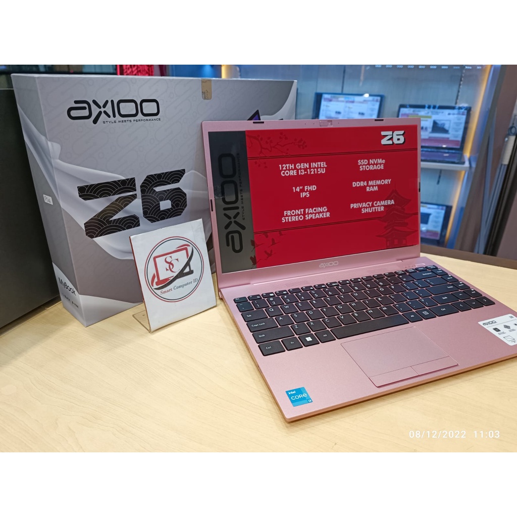Laptop 2022 Axioo MyBook Z6 Metal Intel I3 1215U 8GB 256GB 14 FHD IPS BL Windows 11 Libre office
