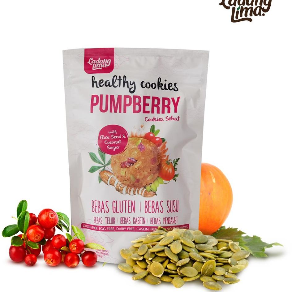 

Stok terbaru Ladang Lima Cookies Pumpberry 180gr