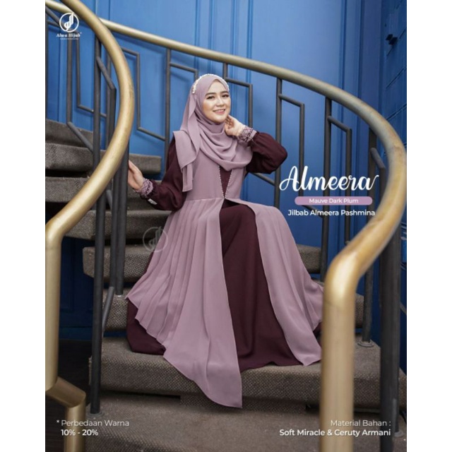 ALMEERA GAMIS SET BY ALWA HIJAB ORI Gamis Set Cerruti Syari