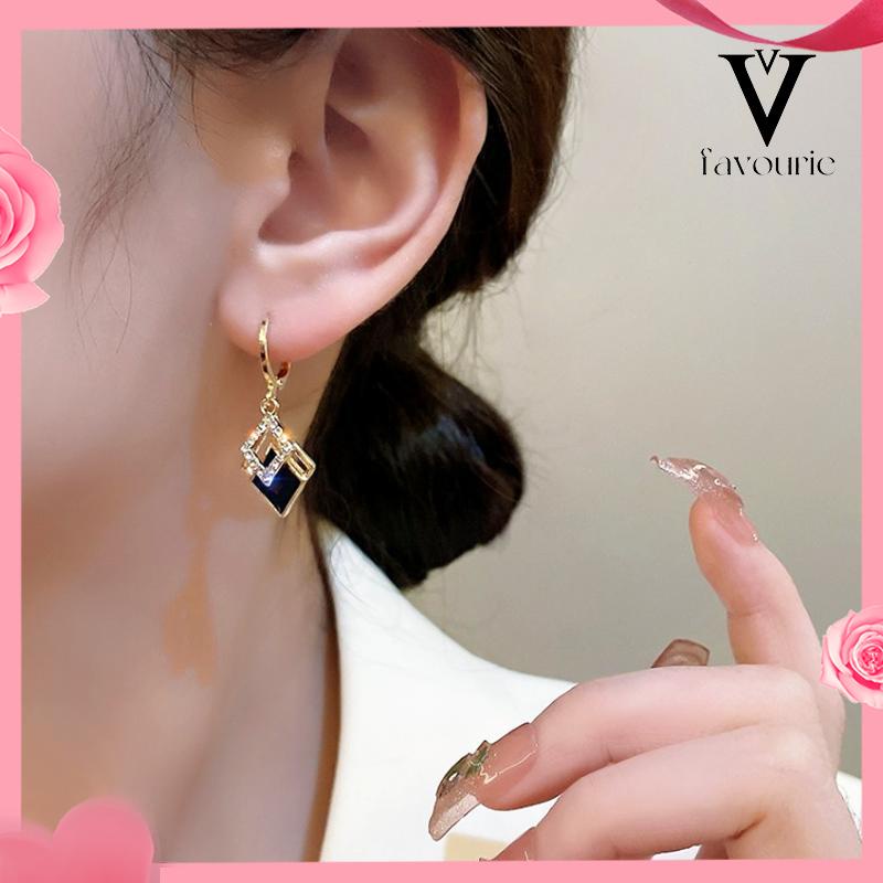 CODRhombus bentuk minyak Drop anting-anting modis anting-anting High-end-FA