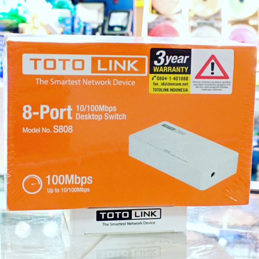 Jual TOTOLINK S808 8-Port Desktop Switch | Shopee Indonesia